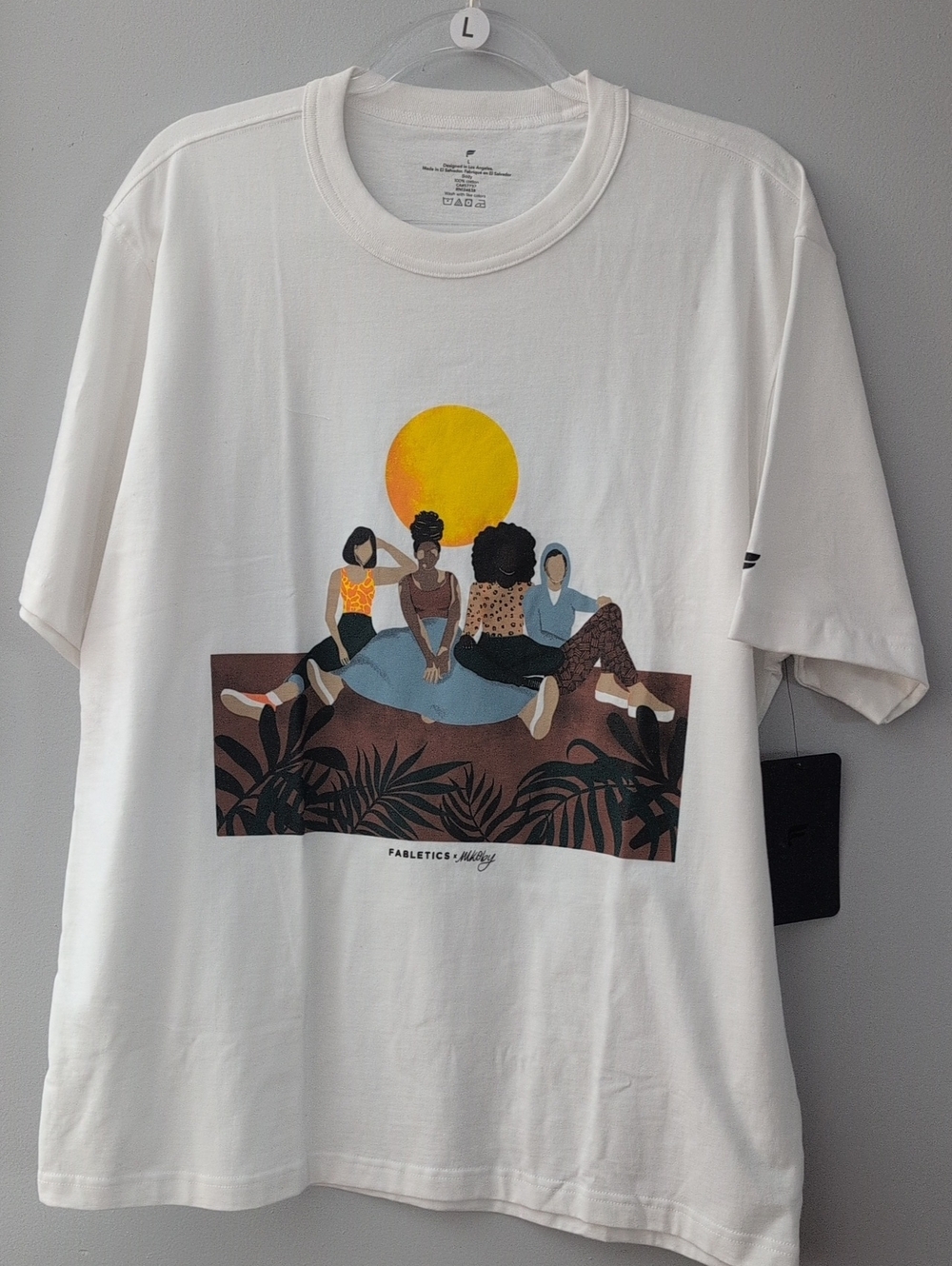 Fabletics Unisex Graphic Tee with Sunset & Diverse Women
